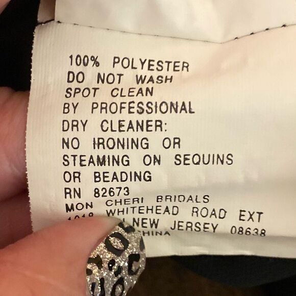 Cameron Blake Elegant Black Evening Gown Sleeveless Layered Midi Womens Sz 20 - Picture 7 of 7